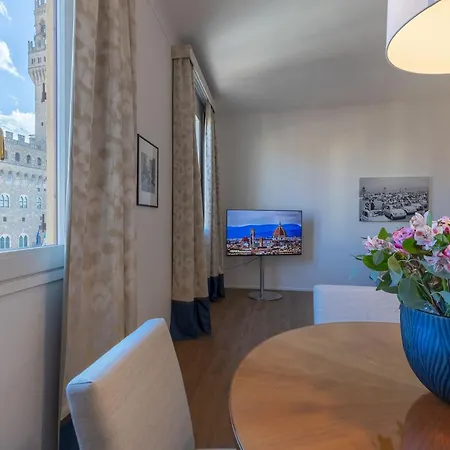 公寓 Dora Penthouse Uffizi View *